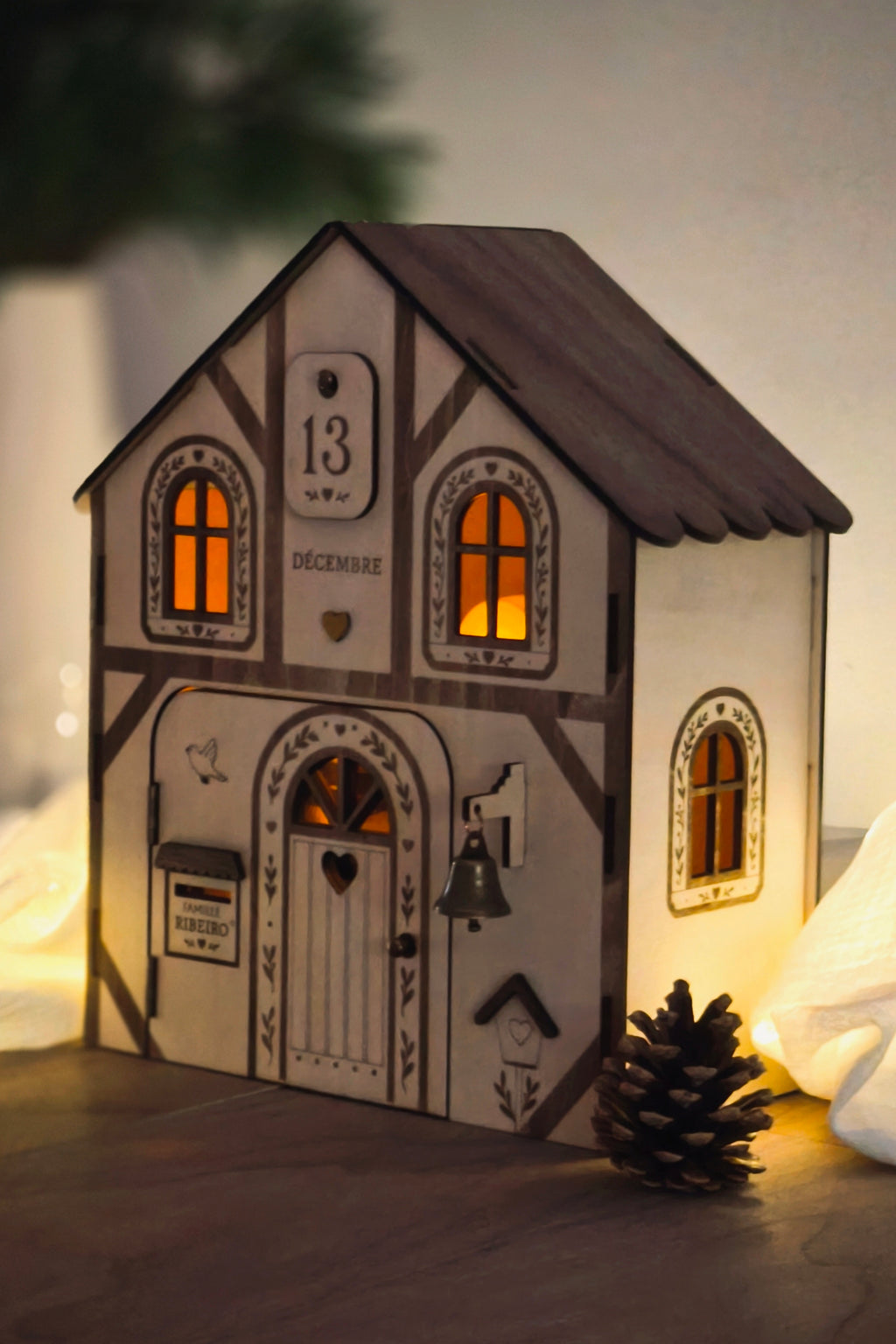 Calendrier de l'avent - Maison de Noël