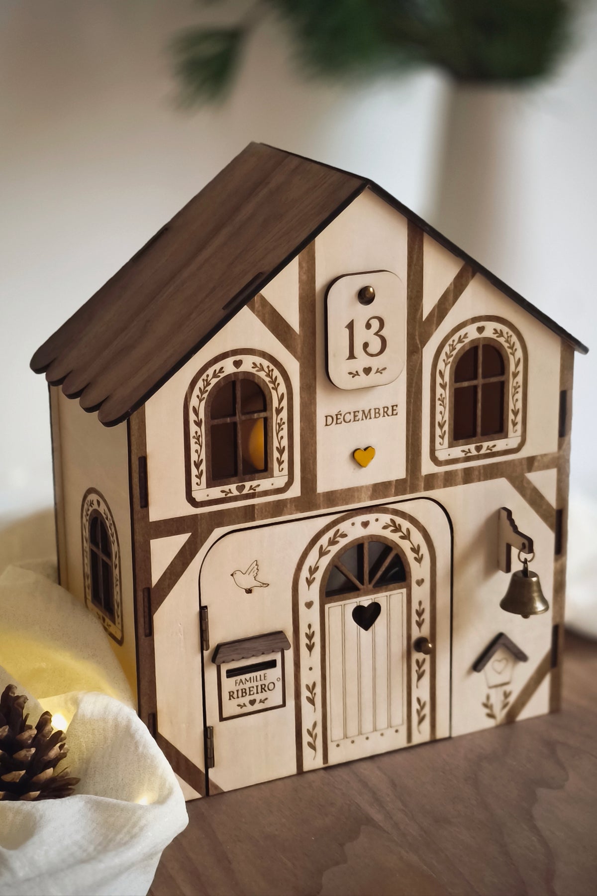 Calendrier de l'avent - Maison de Noël