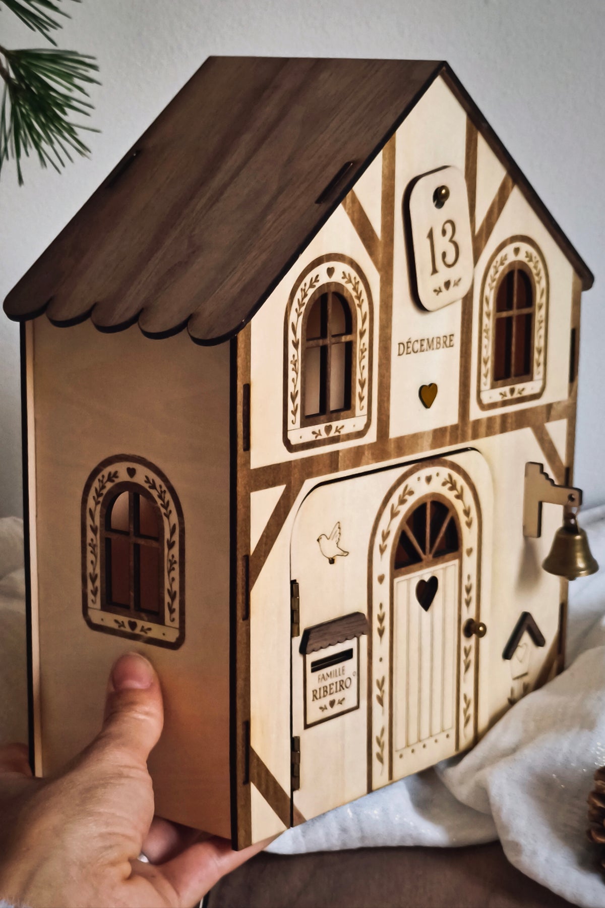 Calendrier de l'avent - Maison de Noël