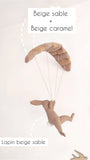 Lapin en parachute - à personnaliser