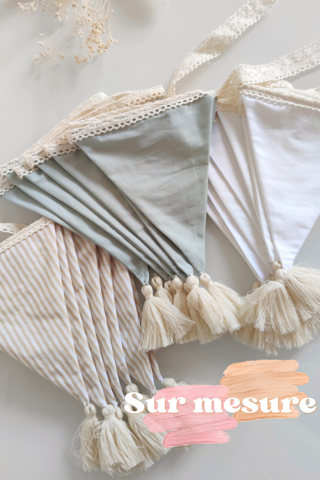 Guirlande de fanions - Personnalisable