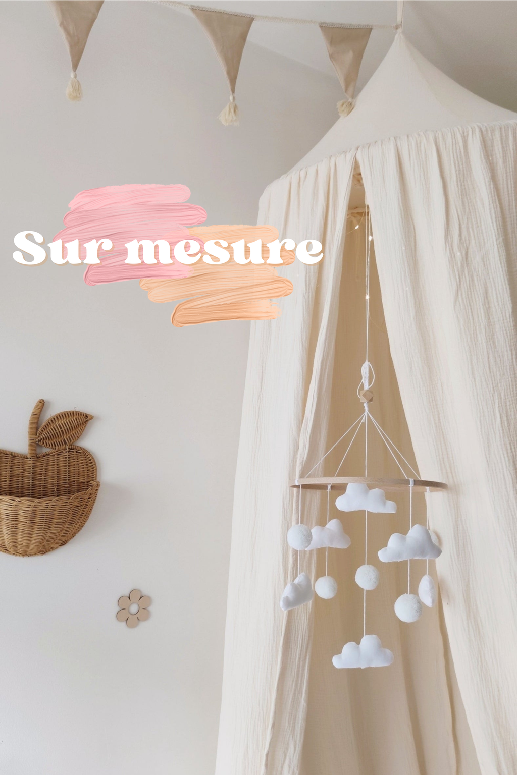 Mobile Clouds White - Customizable