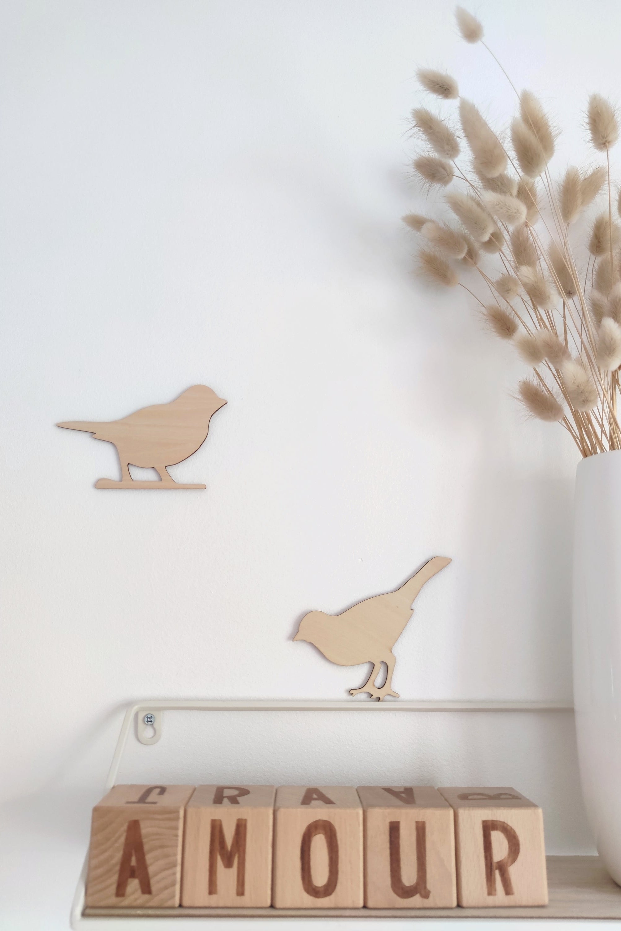 Formes en bois - Oiseau