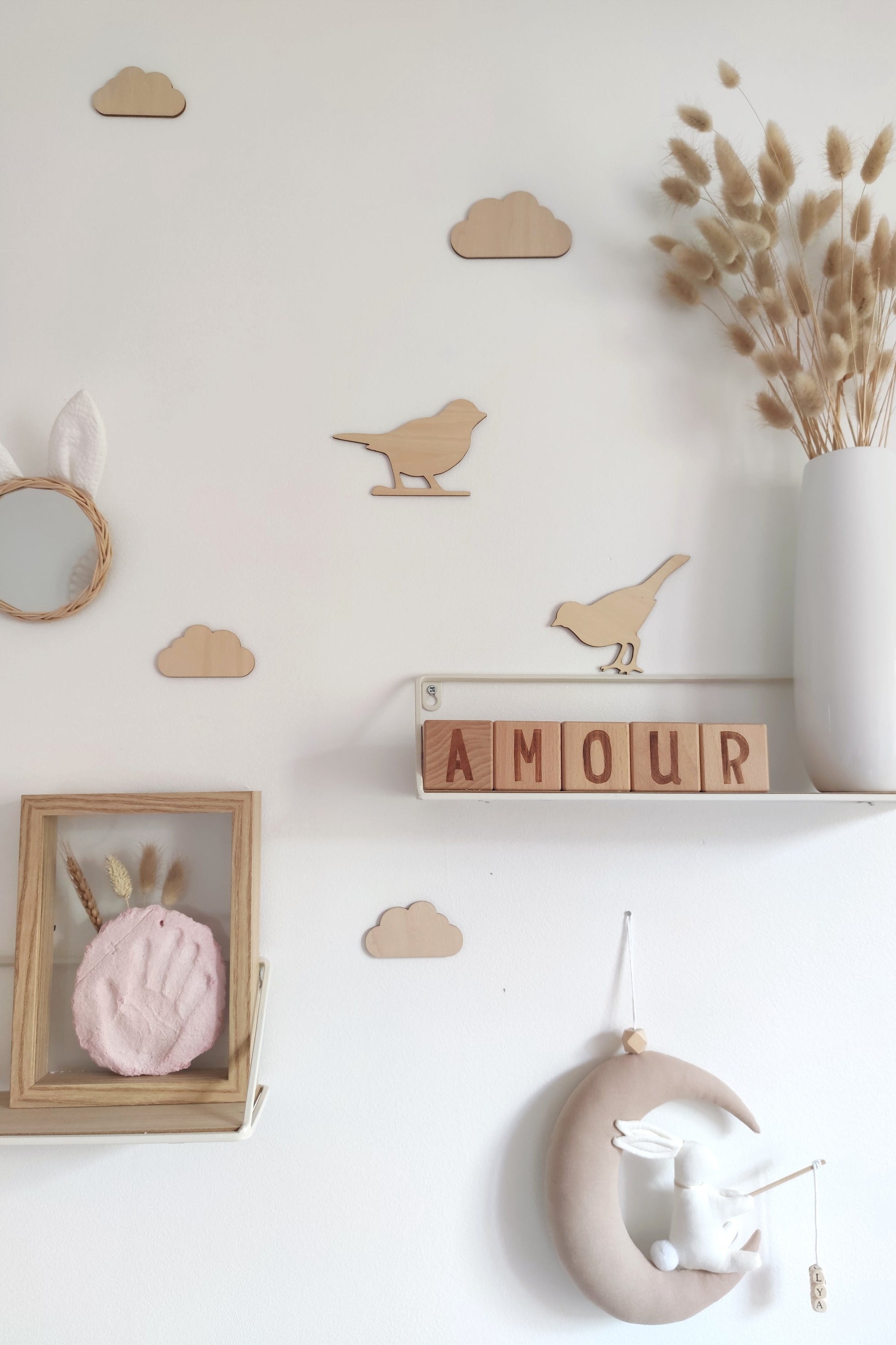 Formes en bois - Oiseau