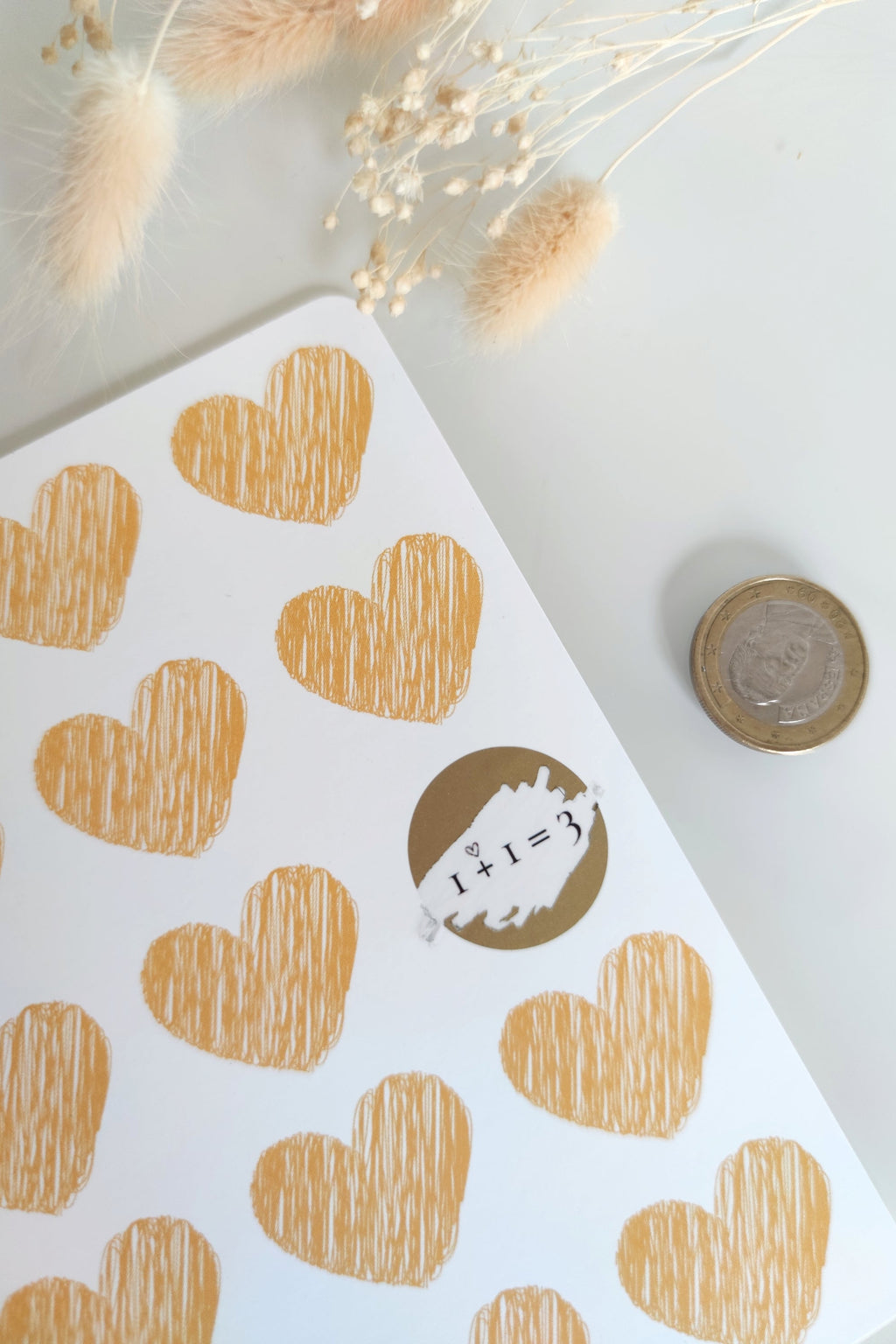 Carte surprise à gratter - 1+1=3