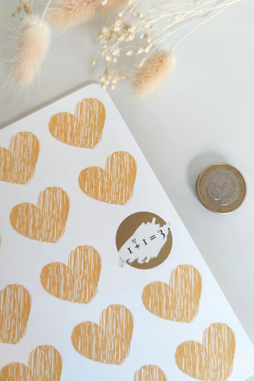 Carte surprise à gratter - 1+1=3