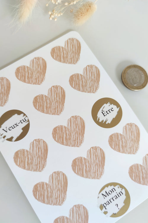 Carte surprise à gratter - Parrain