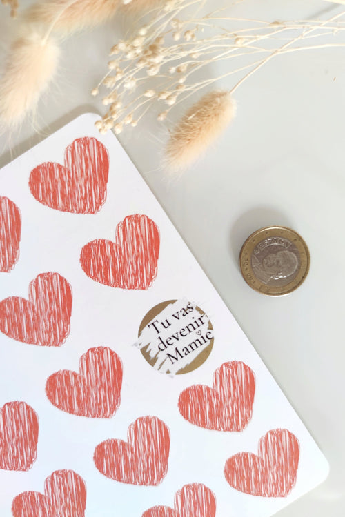 Carte surprise à gratter - Mamie