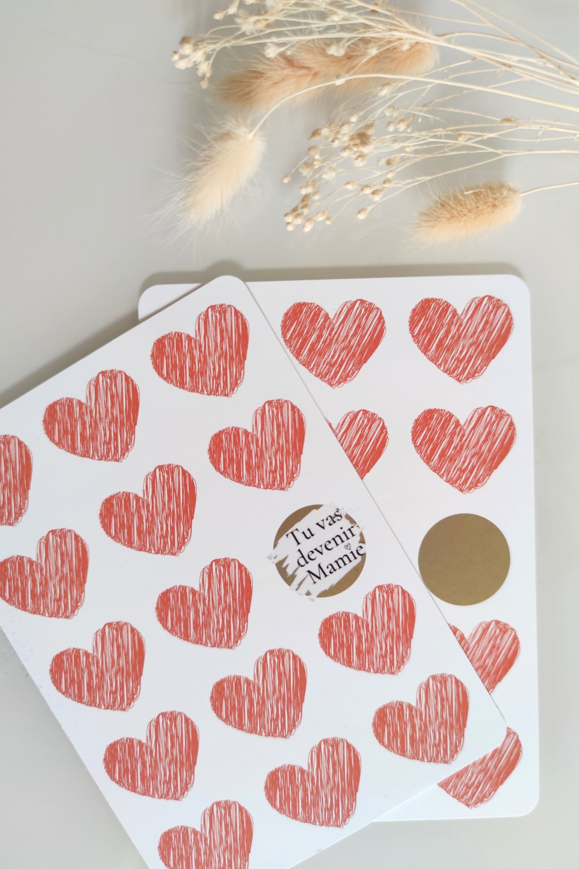 Carte surprise à gratter - Mamie