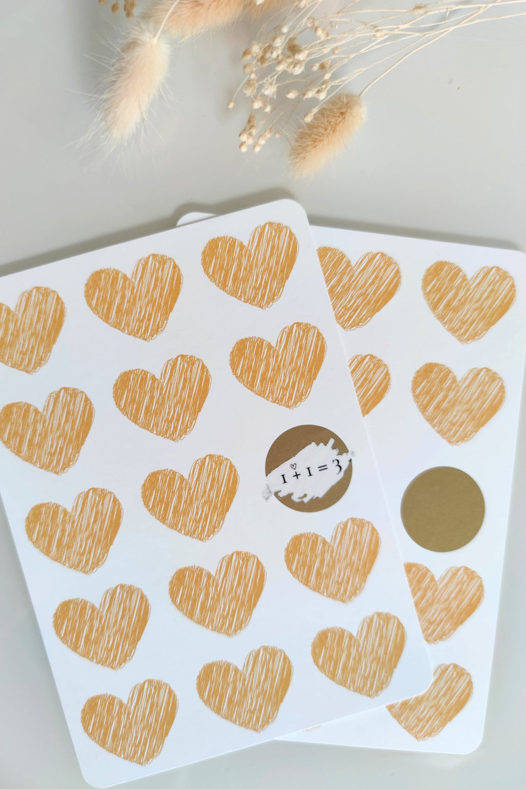 Carte surprise à gratter - 1+1=3