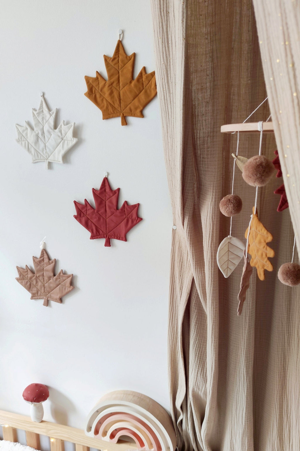 Feuille d'érable - Jaune Ocre