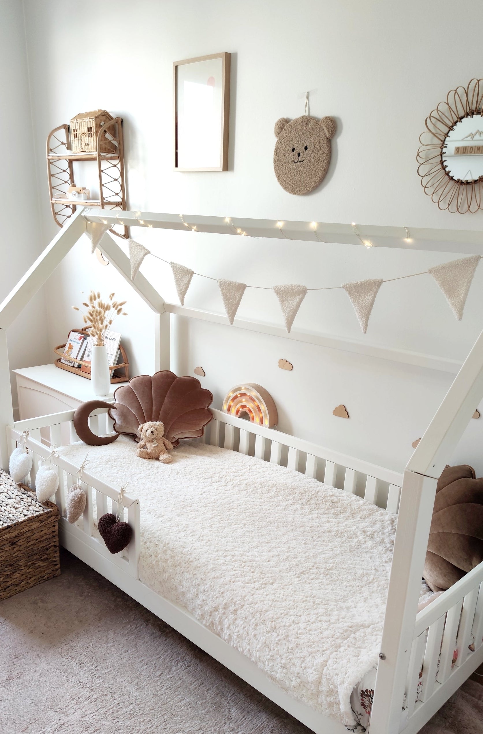 Coeur à suspendre - Écru