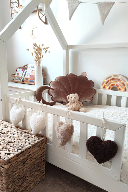 Coeur à suspendre - Écru