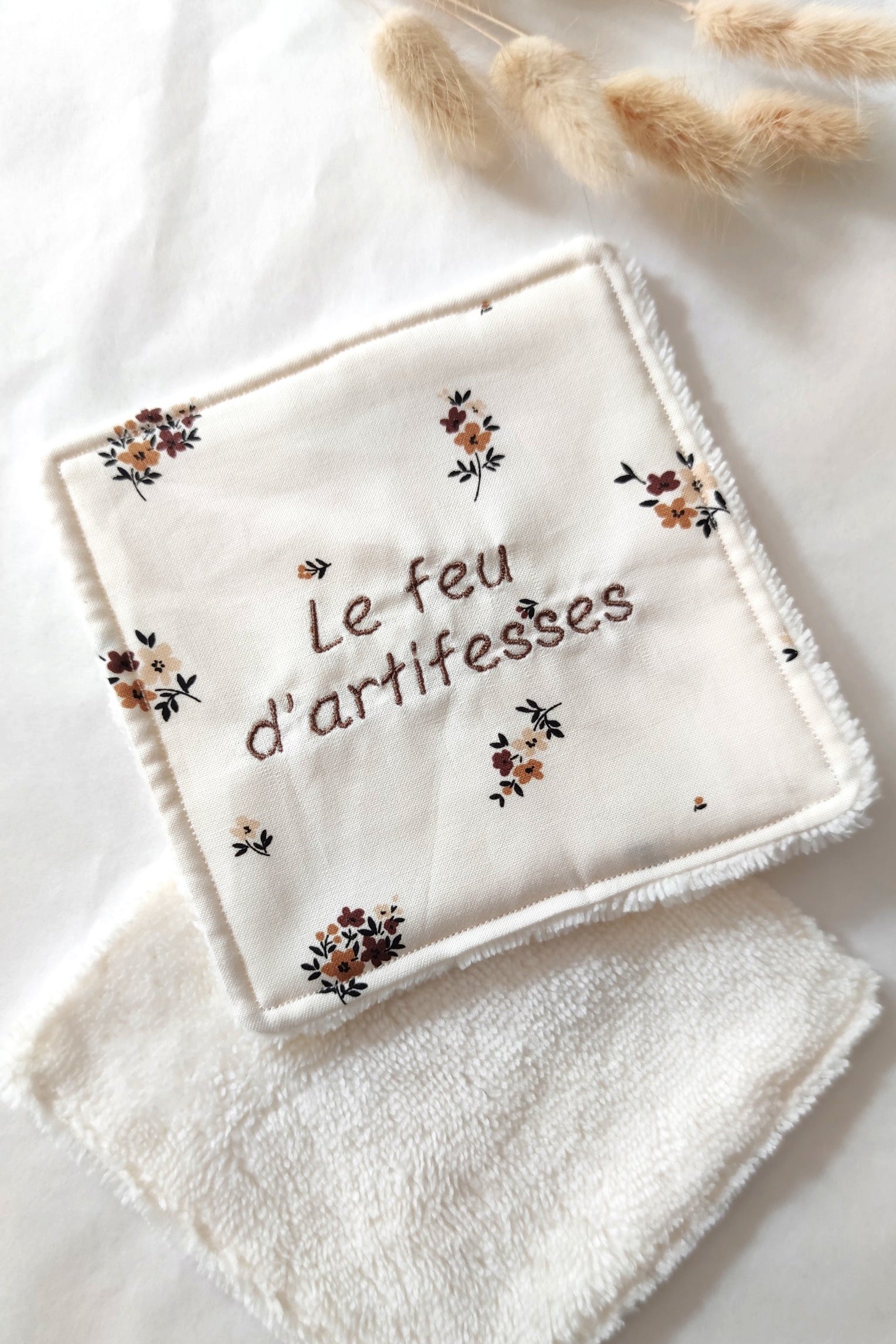 Lingettes lavables humour pour Bébé