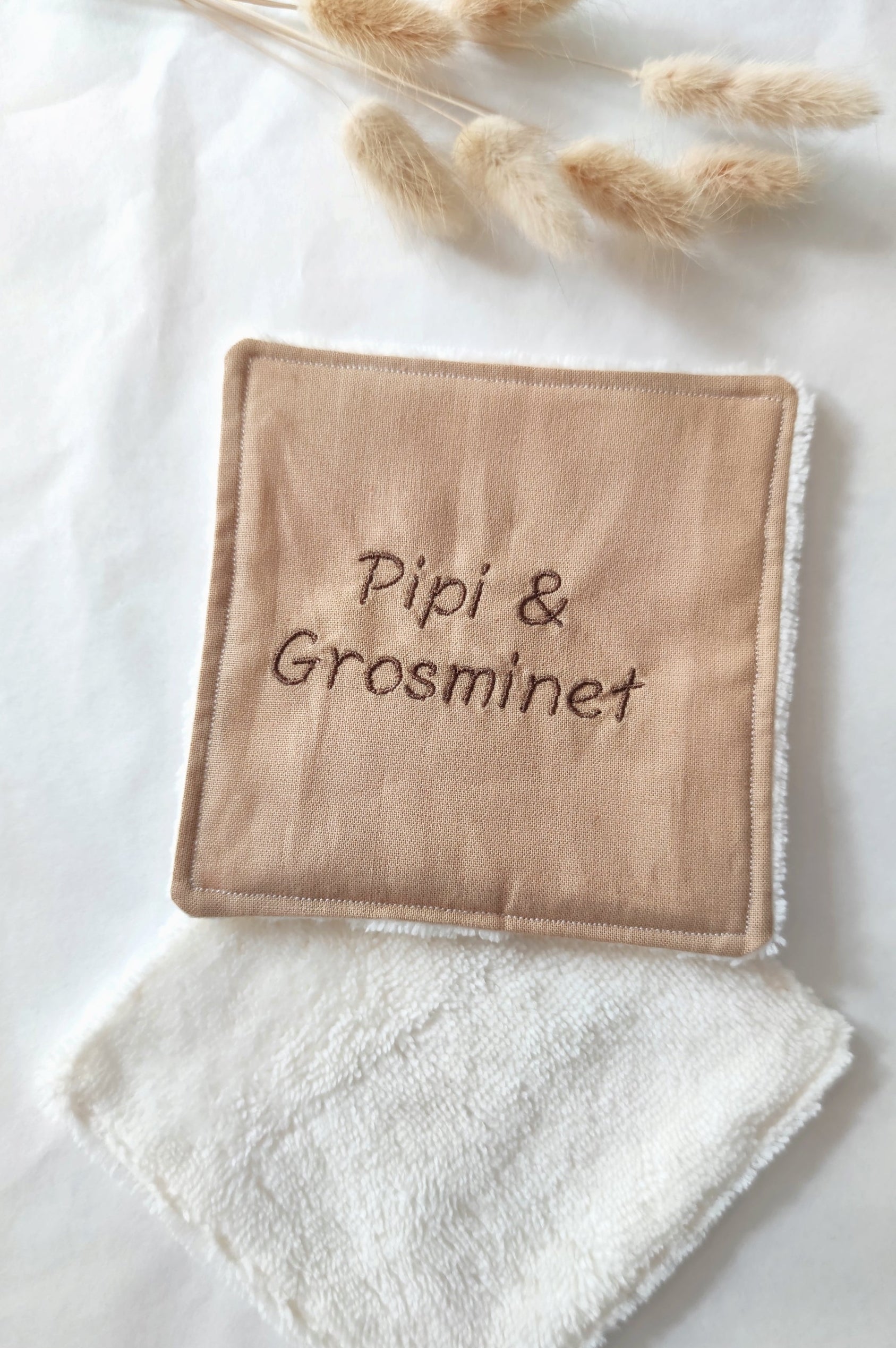 Lingettes lavables humour pour Bébé