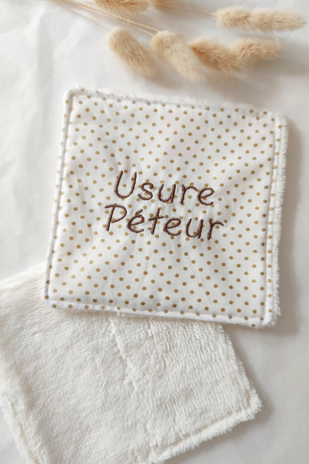 Lingettes lavables humour pour Bébé