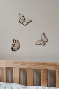 Forme en bois - Papillons