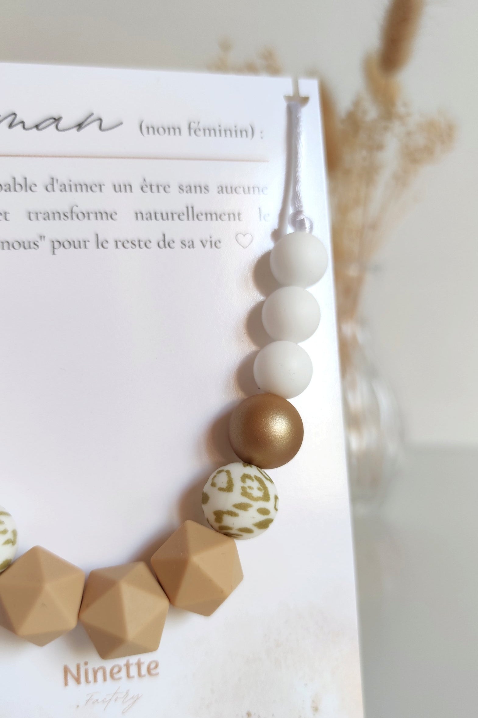 Collier d'allaitement - Panthère