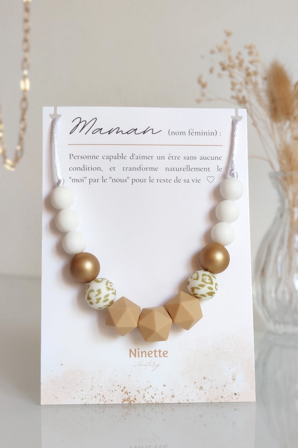 Collier d'allaitement - Panthère