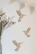 Forme en bois - Trio de colibris