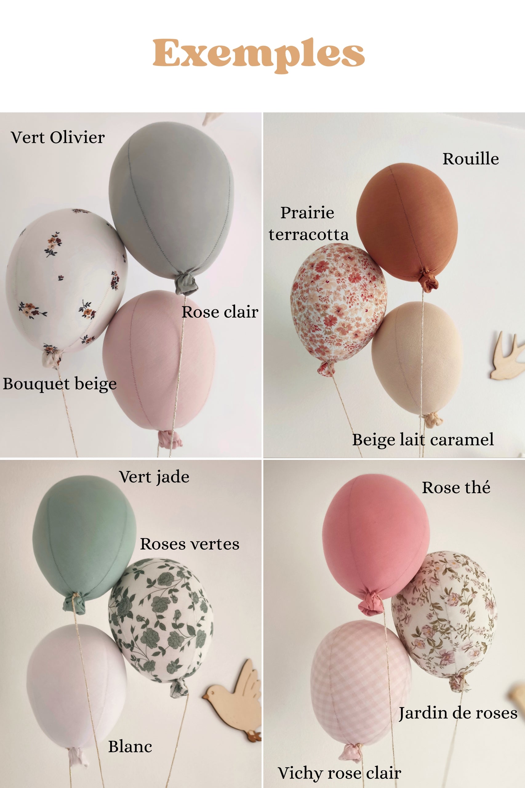 Suspension Ballons - 100% personnalisable