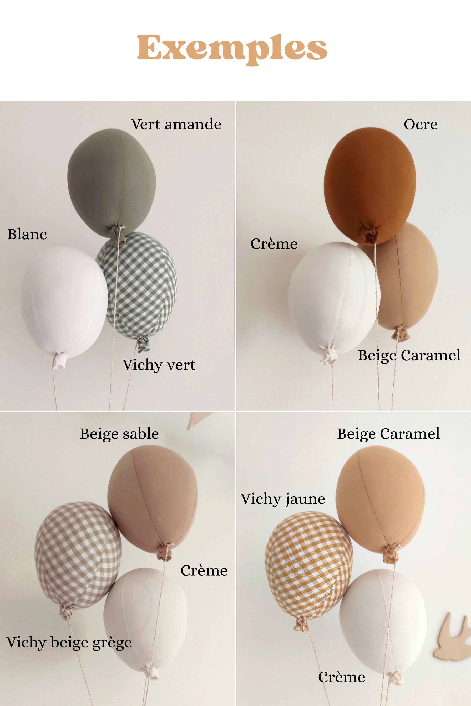 Suspension Ballons - 100% personnalisable