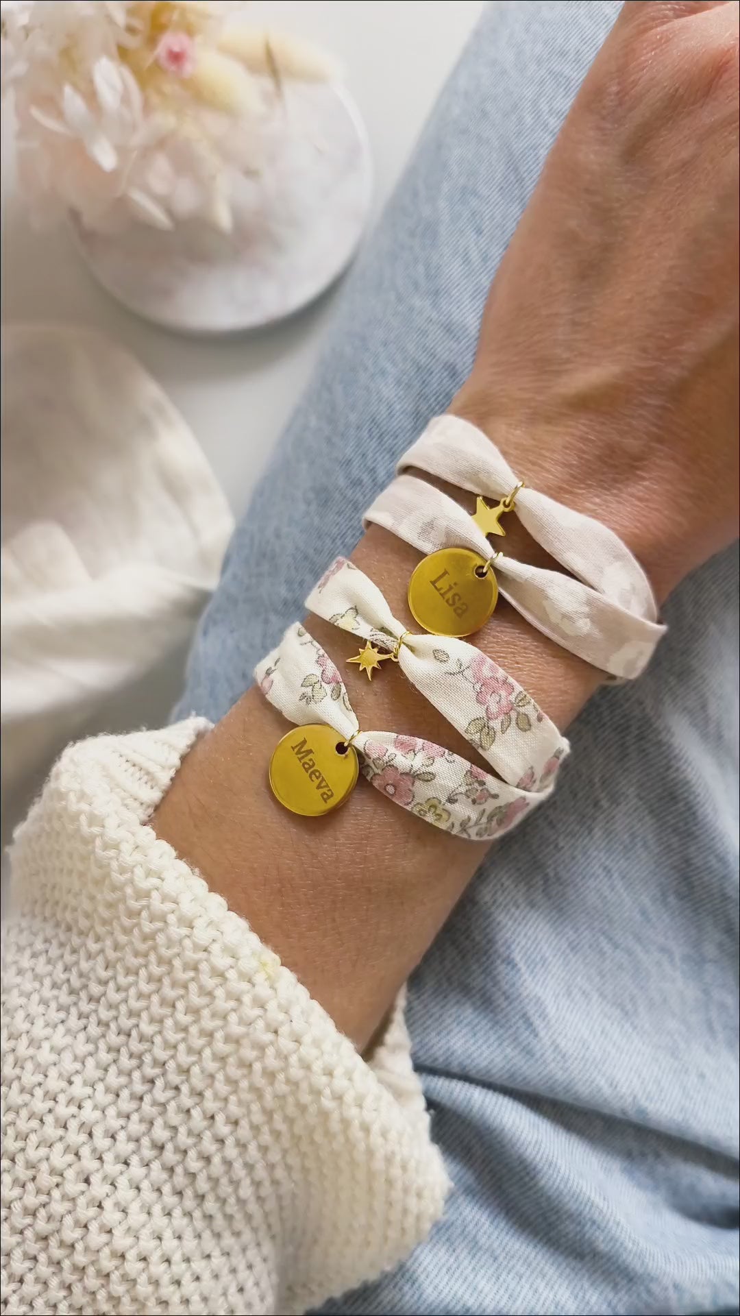 Bracelet personnalisé - Fête des Mères