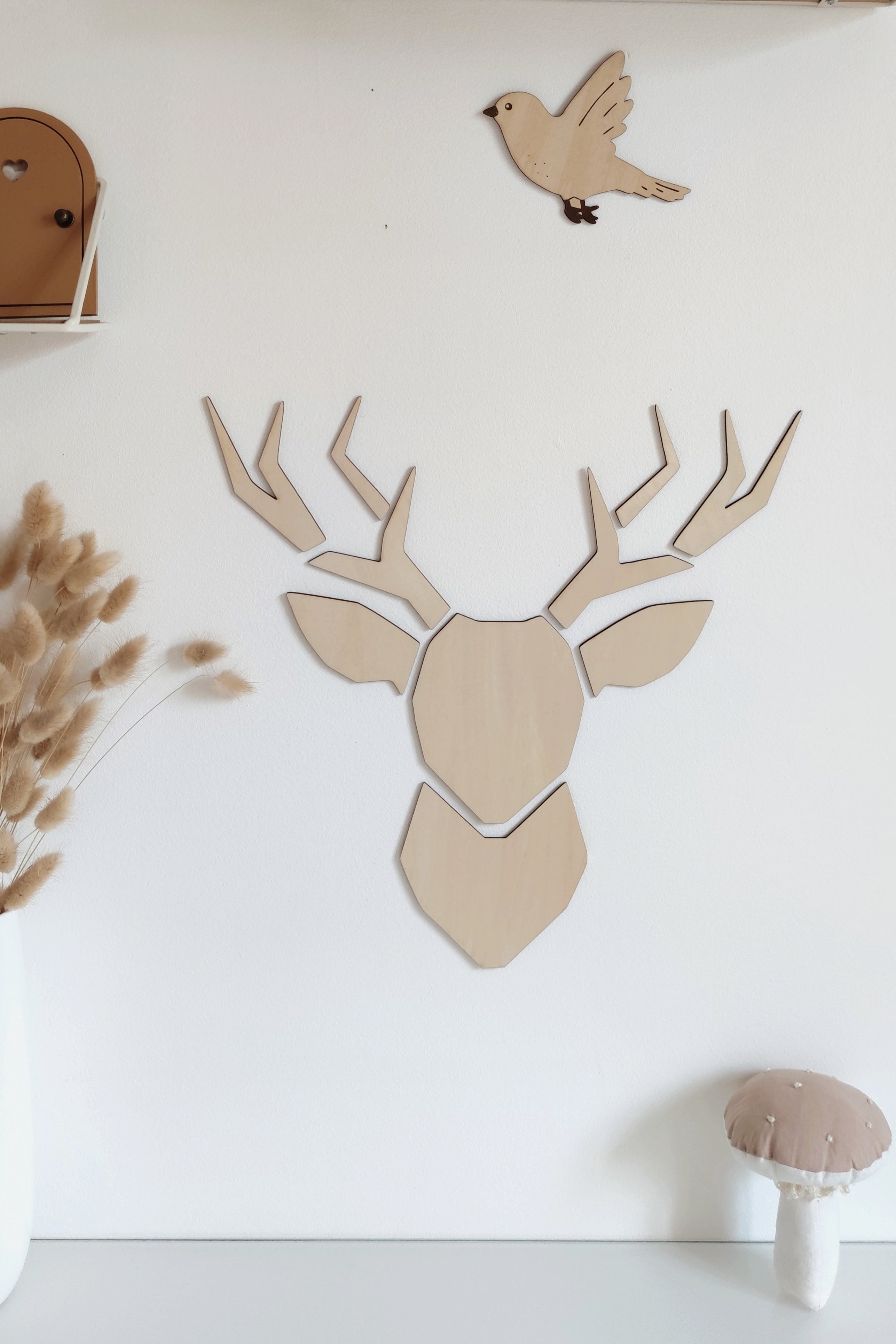 Forme en bois - Tête de cerf