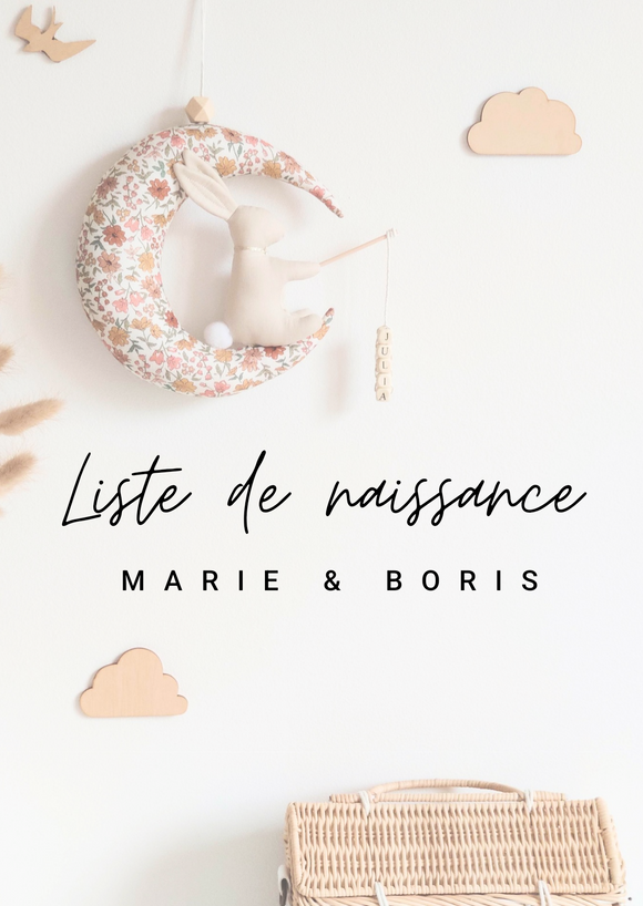 LISTE DE NAISSANCE - Marie & Boris