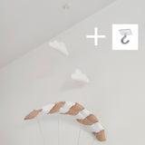 Mouse and parachute - Beige &amp; White